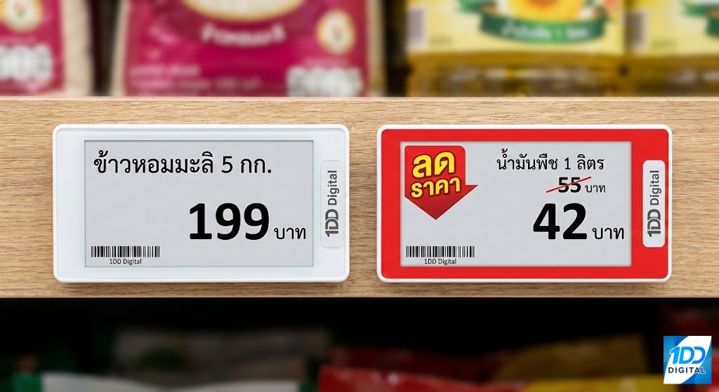 ESL Electronic Shelf Label - รูปที่ 1